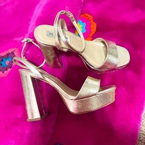 Gold Platform Steve Madden heels